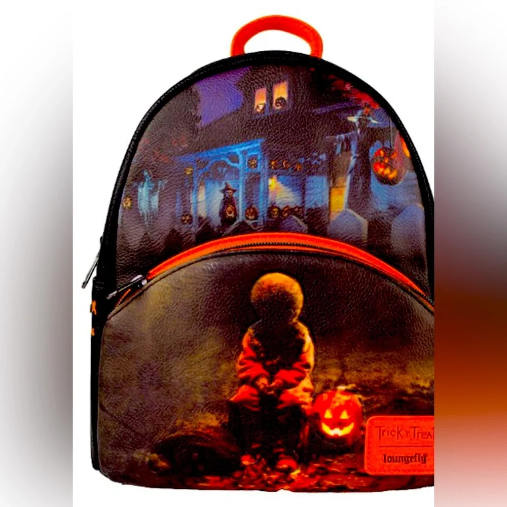 Loungefly Trick 'R Treat Glow-In-The-Dark Mini Backpack - Picture 1 of 5